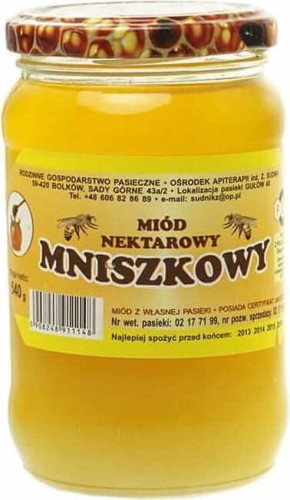 Nectar paardenbloem honing 500g Family Pasieka Sudnik