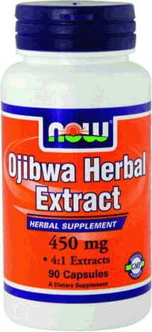 Ojibwa herbal extract 450mg 90 capsules NOW FOODS 
