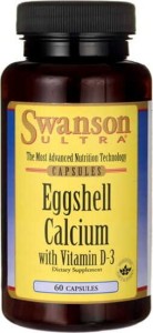  Eggshell Calcium with Vitamin D3 60 capsules SWANSON