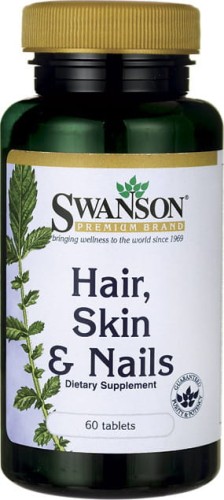 Włosy Skóra Paznokcie Hair Skin Nails 60 tabletek SWANSON