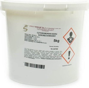 Borax Borax Natriumtetraboraat Decahydraat 5kg STANLAB