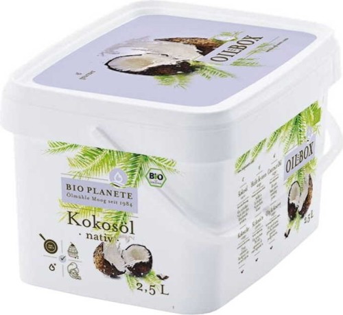 Olej kokosowy nierafinowany tłoczony na zimno virgin BIO 2,5 l -  BIO PLANETE