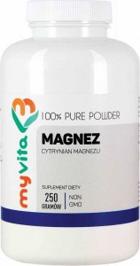 Cytrynian magnezu proszek 250g MyVita
