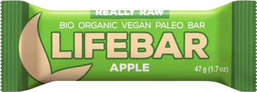 Bar apple raw gluten-free BIO 47 g - Lifefood