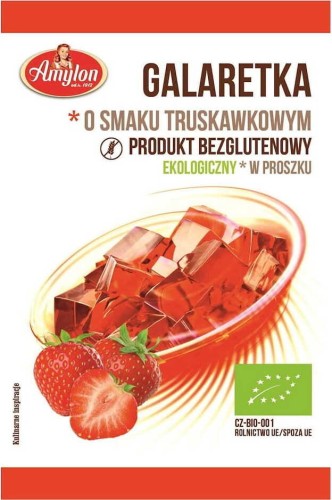 STRAWBERRY JELLY (GLUTEN FREE) BIO 40 g - AMYLON
