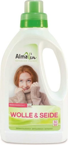 PŁYN DO PRANIA WEŁNIANYCH I JEDWABNYCH TKANIN ECO 750 ml - ALMAWIN