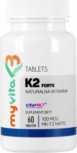 Vitamine K2 MK-7 K2 MK7 100mcg met natto K2MK7 60 tabletten MyVita