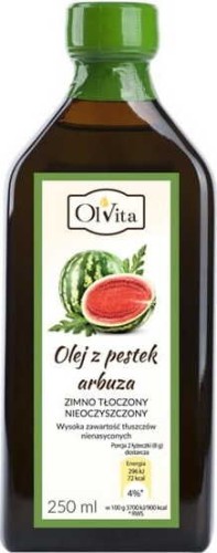 Watermeloenzaadolie, koudgeperst en ruw 250ml OLVITA