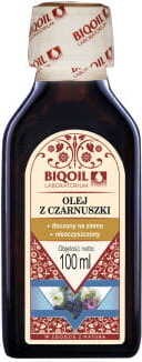 Zwarte komijnolie van zwarte komijn, koudgeperst, ongeraffineerd 100ml BIOOIL