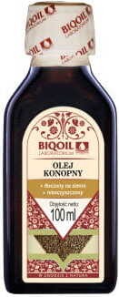 Hennepolie van hennep koudgeperst ongeraffineerd 100 ml BIOOIL