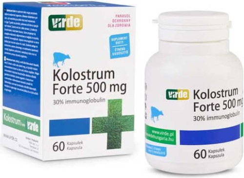 Kolostrum Forte Colostrum 500 mg 60 capsules VIRDE 