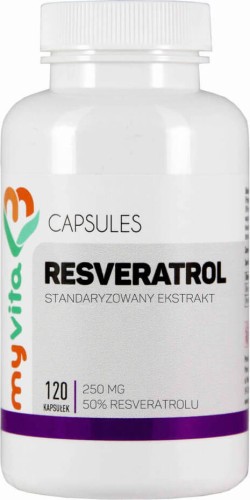 Resveratrol gestandaardiseerd resveratrol extract 250 mg 120 tabletten MyVita