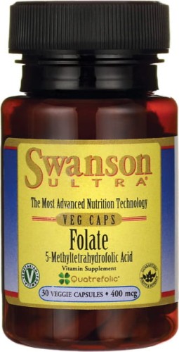 Folate Quatrefolic  400mcg 30 capsules SWANSON