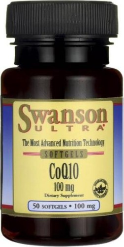 Coenzyme Q10 100mg CoQ10 50 capsules SWANSON