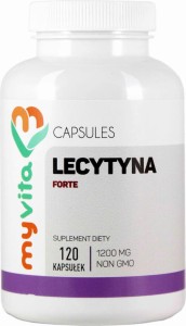 Soy lecithin forte NON-GMO lecithin 1200 mg 120 capsules MyVita