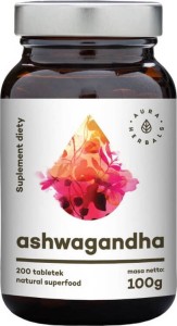 Ashwagandha 400mg 200 tablets AURA HERBALS