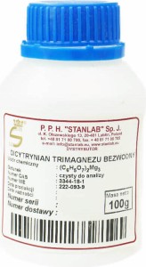 Watervrij trimagnesiumdicitraat PURE 100g STANLAB