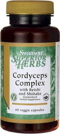 Cordyceps complex Reishi Shiitake 60 caplets SWANSON