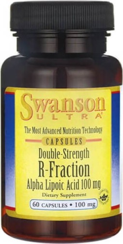R-ALA kwas R-alfa liponowy R-fraction Alpha Lipoic Acid 100mg 60 kapsułek SWANSON