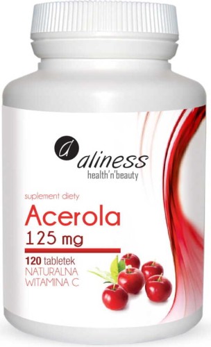 Acerola vitamine C 125mg 120 tabletten Aliness