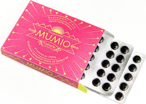 Mumio cleaned Shilajit 200mg 60 tablets Nami