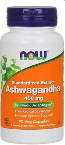 Ashwagandha 450mg 90 capsules NOW FOODS