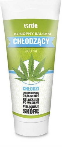 Balsam konopny chłodzący 200 ml VIRDE 