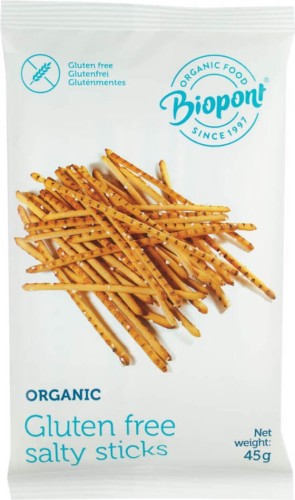 SALTY STICKS GLUTEN-FREE BIO 45 g - BIOPONT