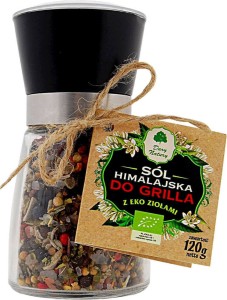 HIMALAYAN SALT WITH HERBS GRILL BIO 120 g - Dary Natury