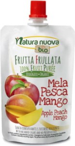 PRZECIER JABŁKOWY Z MANGO I BRZOSKWINIĄ BIO 100 g - NATURA NUOVA