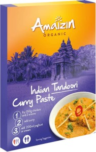 PASTE CURRY INDIAN TANDOORI BIO 80 g - AMAIZIN