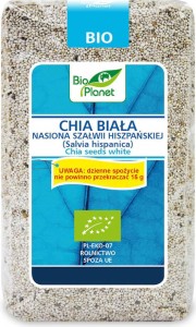 WHITE CHIA - SEEDS OF SPANISH SALVIA BIO 400 g - BIO PLANET