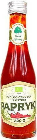 SOS Z OSTREJ PAPRYKI CHILI BIO 220 g - DARY NATURY