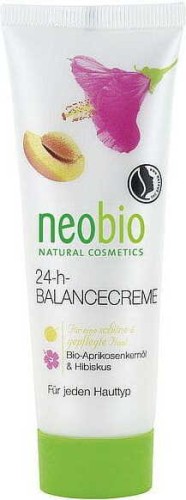 Face cream with apricot kernel oil and hibiscus Eco 50 ml - Neobio
