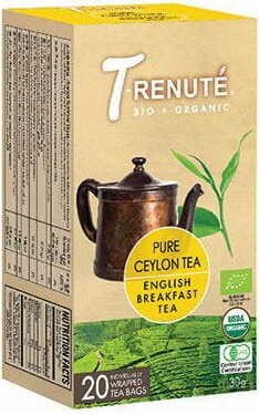 BLACK TEA ENGLISH BREAKFAST BIO 30 g (1,5 g x 20 szt.) - T'RENUTE