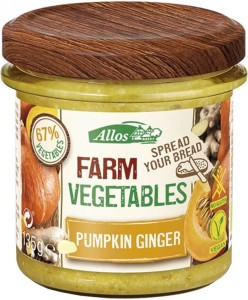 GROENTEPASTA MET POMPOEN EN GEMBER BIO 135 g - ALLOS