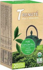 GREEN TEA PURE CEYLON TEA BIO 30 g (1,5 g x 20 szt.) - T'RENUTE