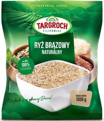 Natural brown rice 1000g Targroch