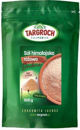 Pink fine-grained himalayan salt 500g Targroch