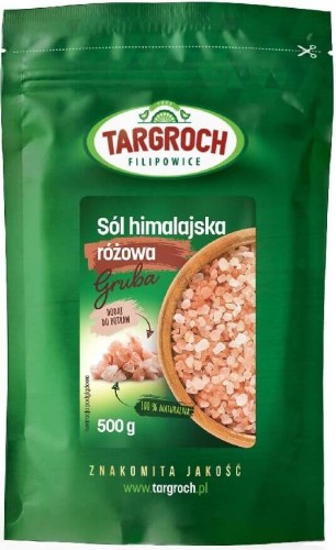 Pink coarse himalayan salt 500g Targroch