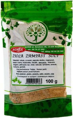 Herbs (instead of salt) 100g AGNEX
