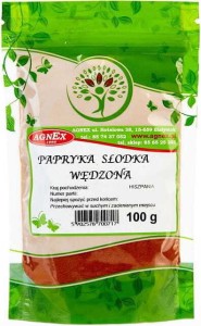 Sweet smoked paprika 100g AGNEX