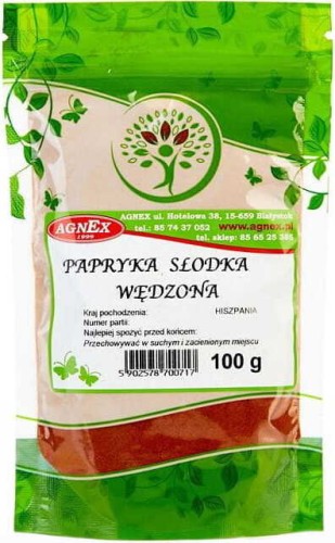 Zoete gerookte paprika 100g AGNEX