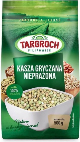 Unroasted buckwheat groats 500g Targroch