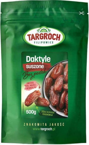 Daktyle suszone bezpestkowe 500g Targroch