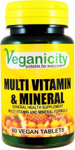 Multivitamin + minerals 60 tablets Veganicity
