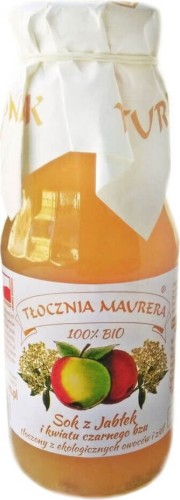 SOK JABŁKOWY Z KWIATEM CZARNEGO BZU BIO 300 ml - TŁOCZNIA MAURERA