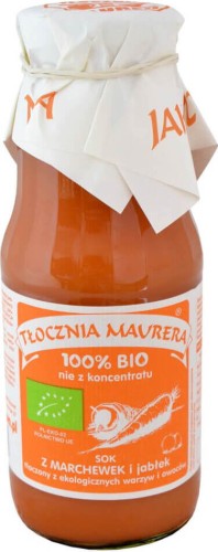 SOK MARCHEWKOWY Z JABŁKIEM BIO 300 ml - TŁOCZNIA MAURERA