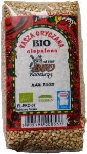 BUCKWHEAT nicht geröstet BIO 500 g - BABALSCY