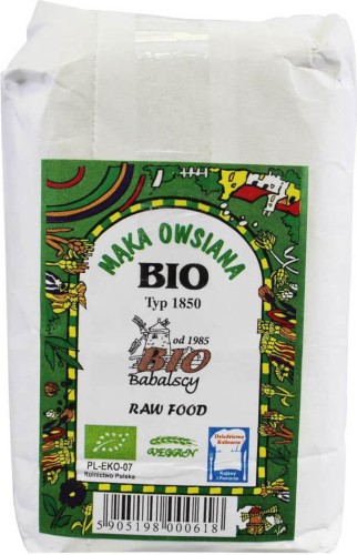 WHOLEMEAL OAT TYPE 1850 BIO 500 g - BABALSCY